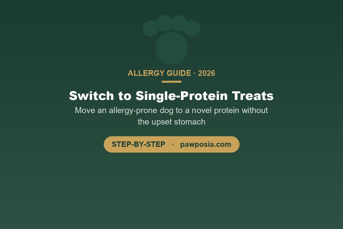 Single-Protein Dog Treats: How to Switch an Allergy-Prone Dog (2026 Guide)