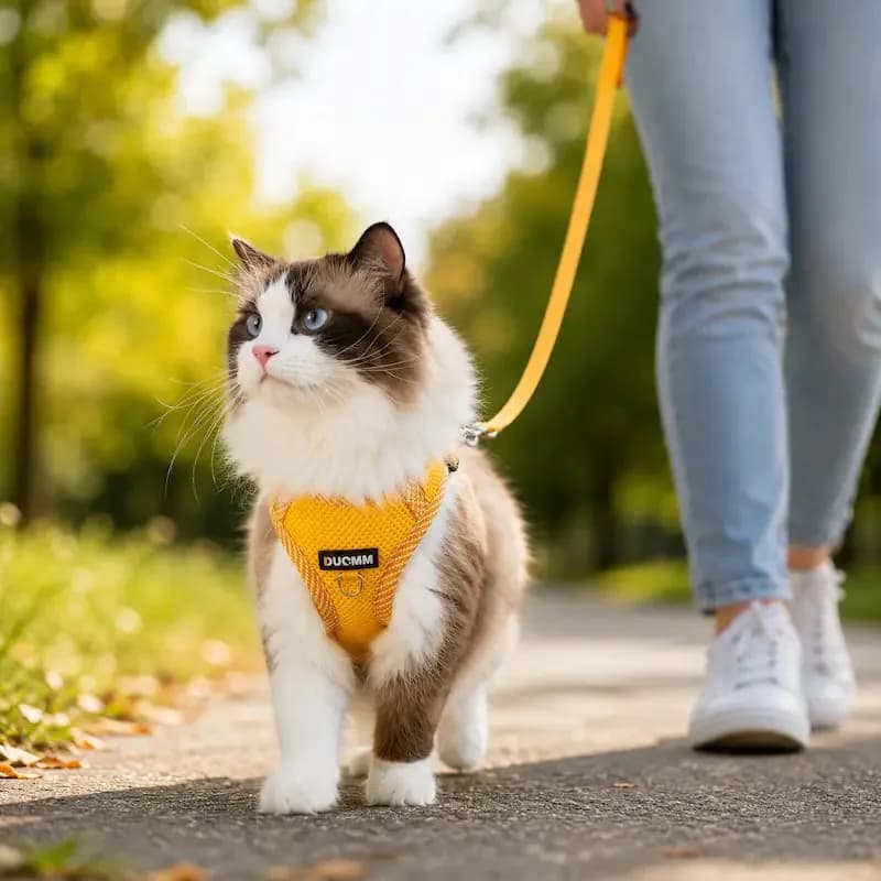Cat Harness Training: How to Walk Your Cat Safely Outdoors